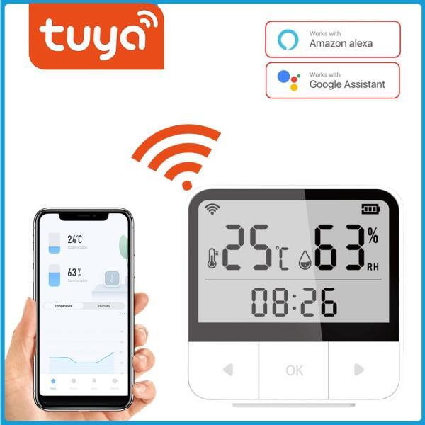 Thermometer hygrometer wifi tuya ACJ for home or plants