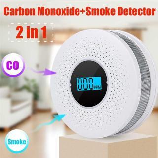 Detector 2 in 1 de humo y monoxido de carbono