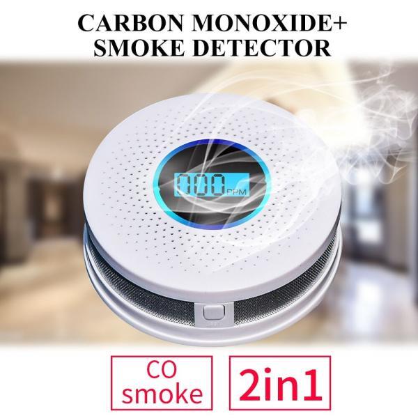 LED Digital Gas Smoke Alarm Carbon Monoxide Detector Warning Sensor 5