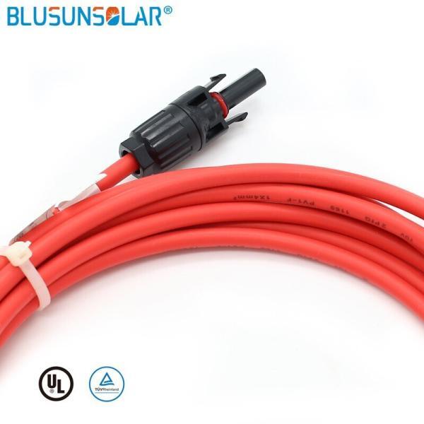 Solar Power Extension Cable 1 pcs lot 1 4 meters black red 2