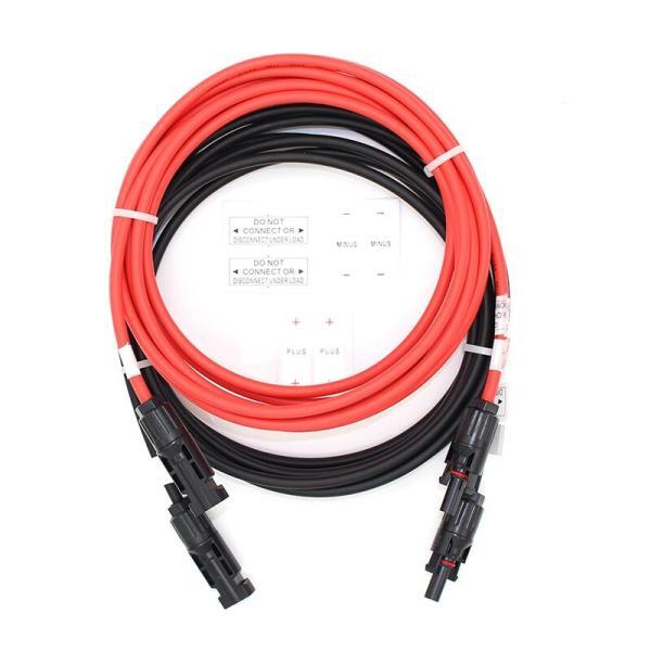 Cable per a energia Solar 4.0mm 2/12AWG amb connector BLUSUNSOLAR
