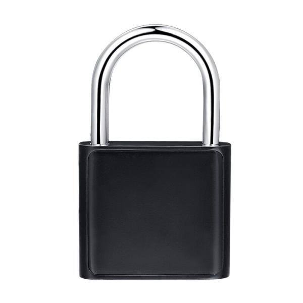 USB Rechargeable Keyless Door Lock Fingerprint Smart Padlock Quick Unlock 1