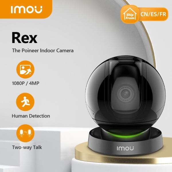 Dahua Imou cámara hogar REX 4MP 3.6mm Wifi app 360° inteligencia artificial
