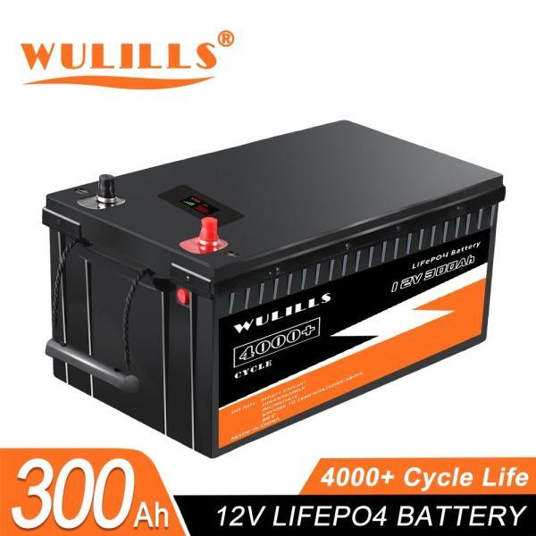 Bateria solar LiFePo4 Wulills 12V 24V 48V 100Ah 200Ah 280Ah 300Ah