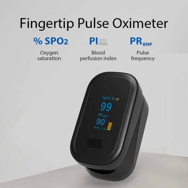 New 4 Clip Type Finger Pulse Saturation Monitor Blood Oxygen Meter