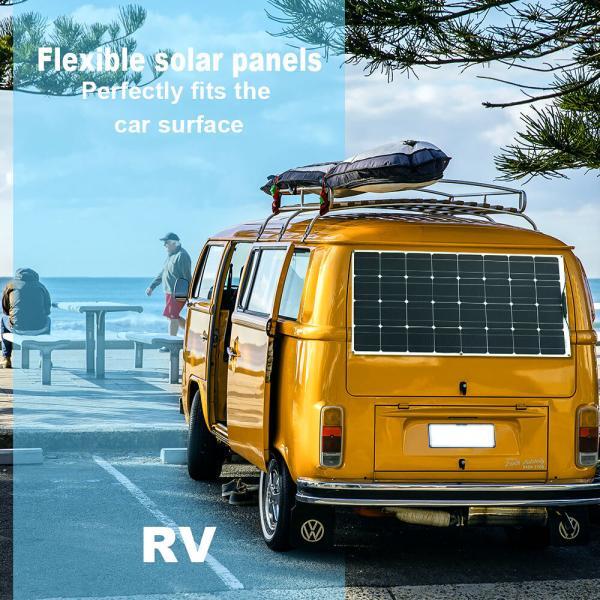 Panel Solar monocristalino Flexible 12V 600W 100W 200W 300W 400W 500W resistente al agua el mejor 5