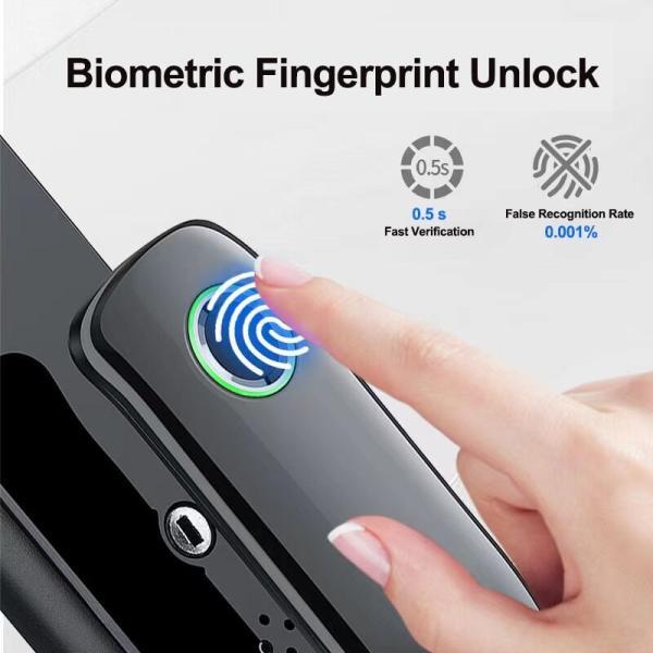 RAYKUBE smart door lock FM08 wifi biometric locking device with fingerprint 3