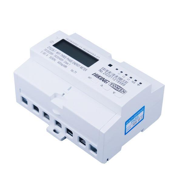 Tuya 3 fases carril Din WIFI medidor de energ a inteligente temporizador Monitor de consumo de 2