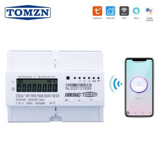 Tomzn DTS238-7TY contador de electricidade wifi trifásico com app
