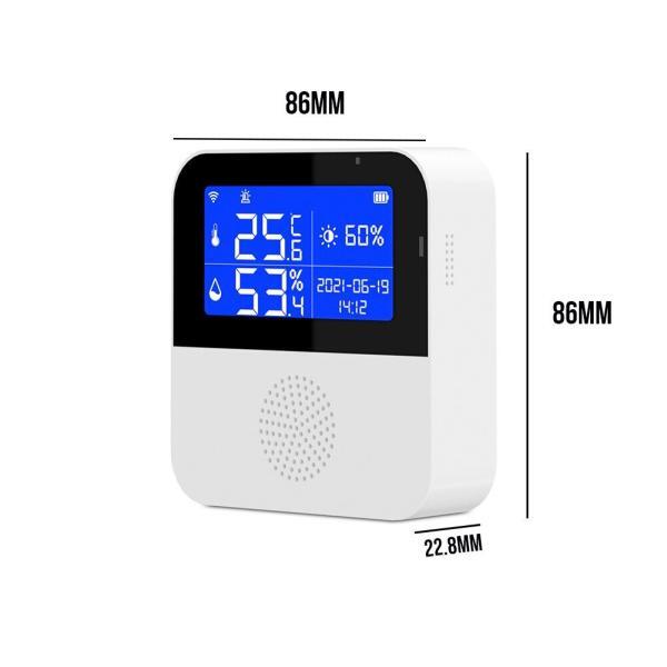 Tuya Smart Home Temperature Humidity Sensor Indoor Security Hygr Meter 5