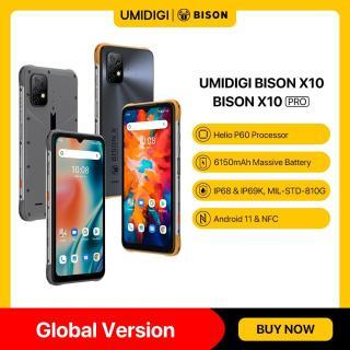 BISON X10 4G IP68/69K/MIL-STD-810G 6150mAh, 6.53'', NFC, bússola, telefone móvel
