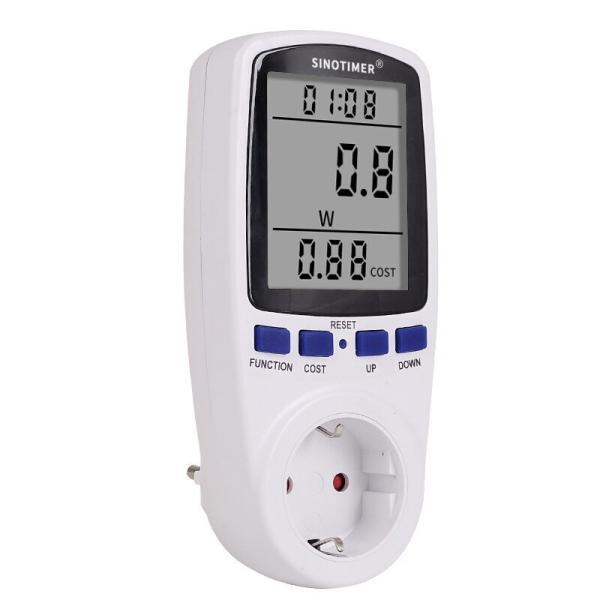 Vat metre Digital de voltatge amb endoll europeu mesurador de consum d'energia de watts 2