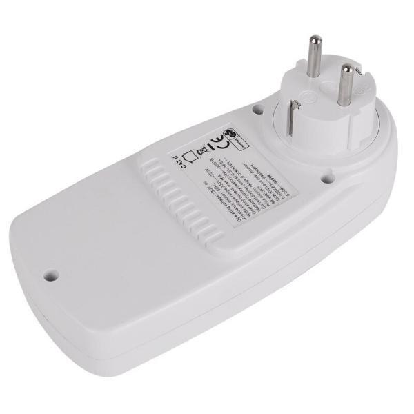 Medidor de voltagem digital Watt com plugue UE Medidor de consumo de energia de 4 Watts