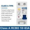 Disyuntor de corriente residual tipo A RCCB MCB RCBO 10A-63A fuga 30mA protección de sobrecarga TAIXI - Image 3
