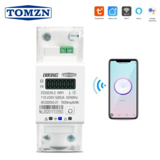 Wifi energy consumption monitor kWh with display and reverse metering 220V 50/60Hz