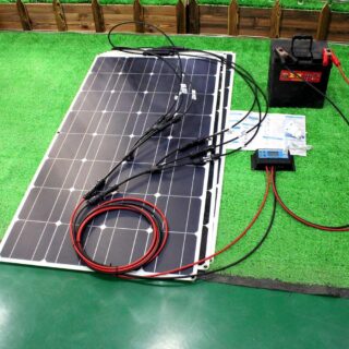 Kit de painéis solares flexíveis de 12v com controlador solar para carro de barco RV 100w 200w 300w