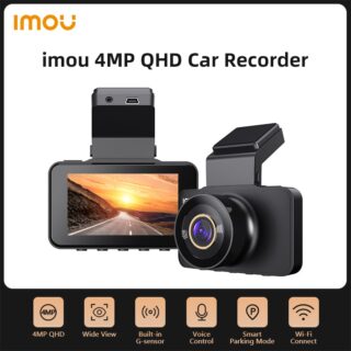 Car DVR or 4MP camera night vision voice control 24h parking monitor