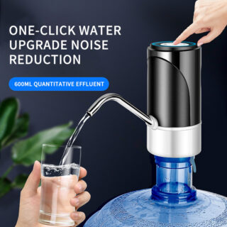 Automatic water bottle dispenser with USB charging