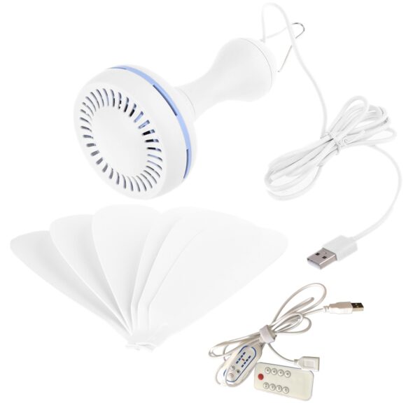 USB ceiling fan for camper and outdoor activities picnic camping